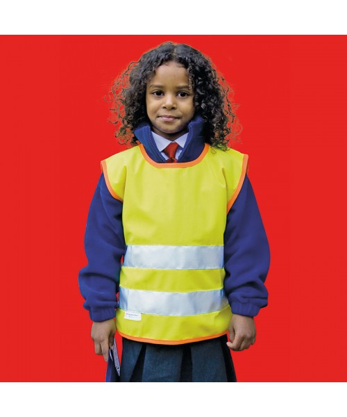 Plain Junior hi-viz tabard EN1150 Safeguard 270 GSM